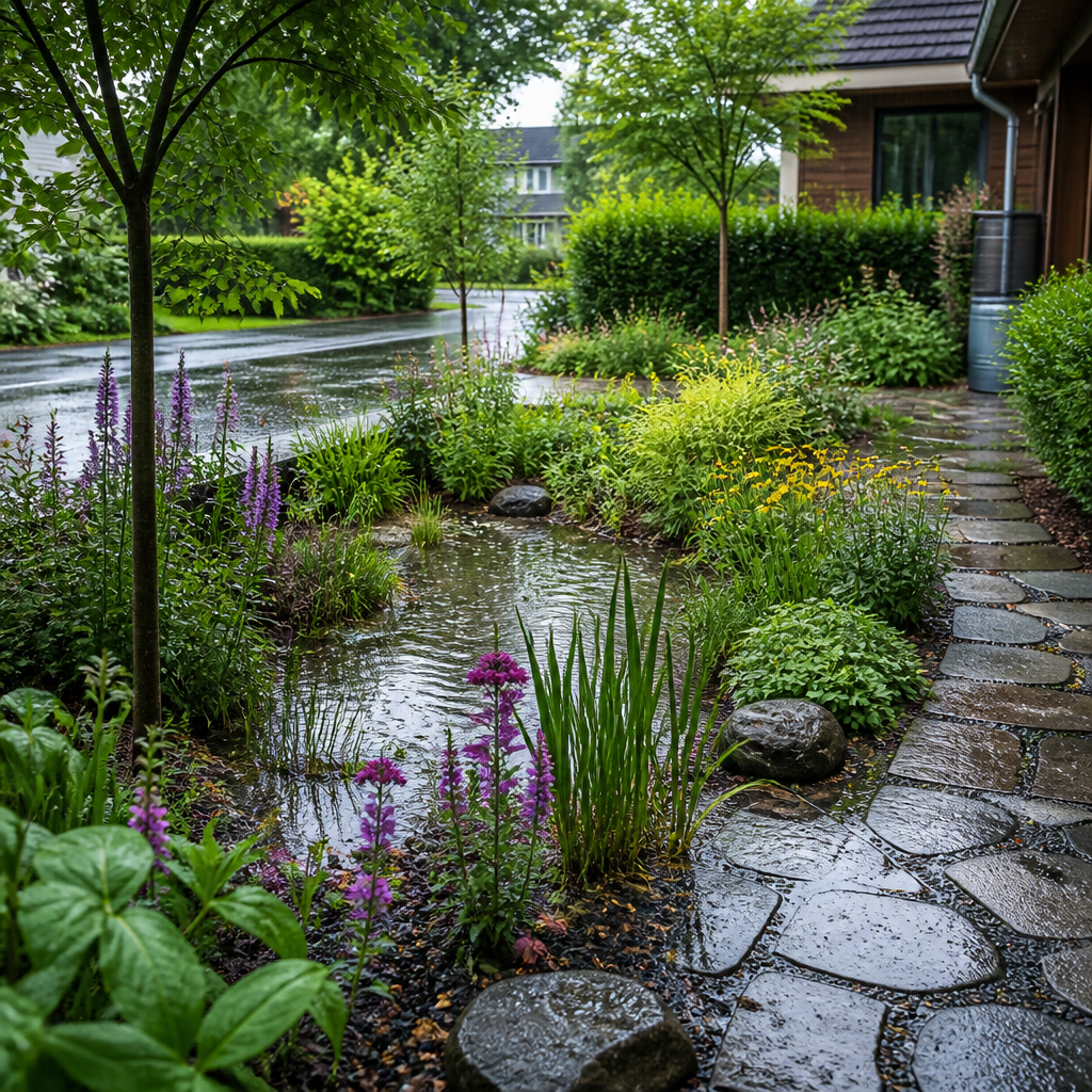 Tuin beschermen tegen wateroverlast