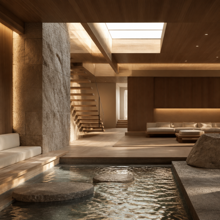 Biophilic design zonder planten