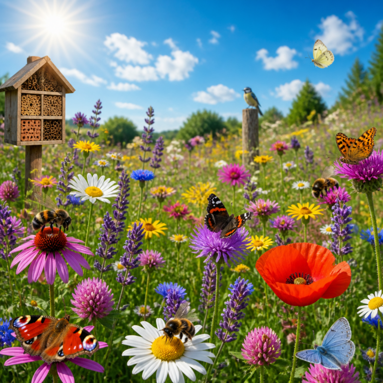 Kleurrijke bloemen voor biodiversiteit