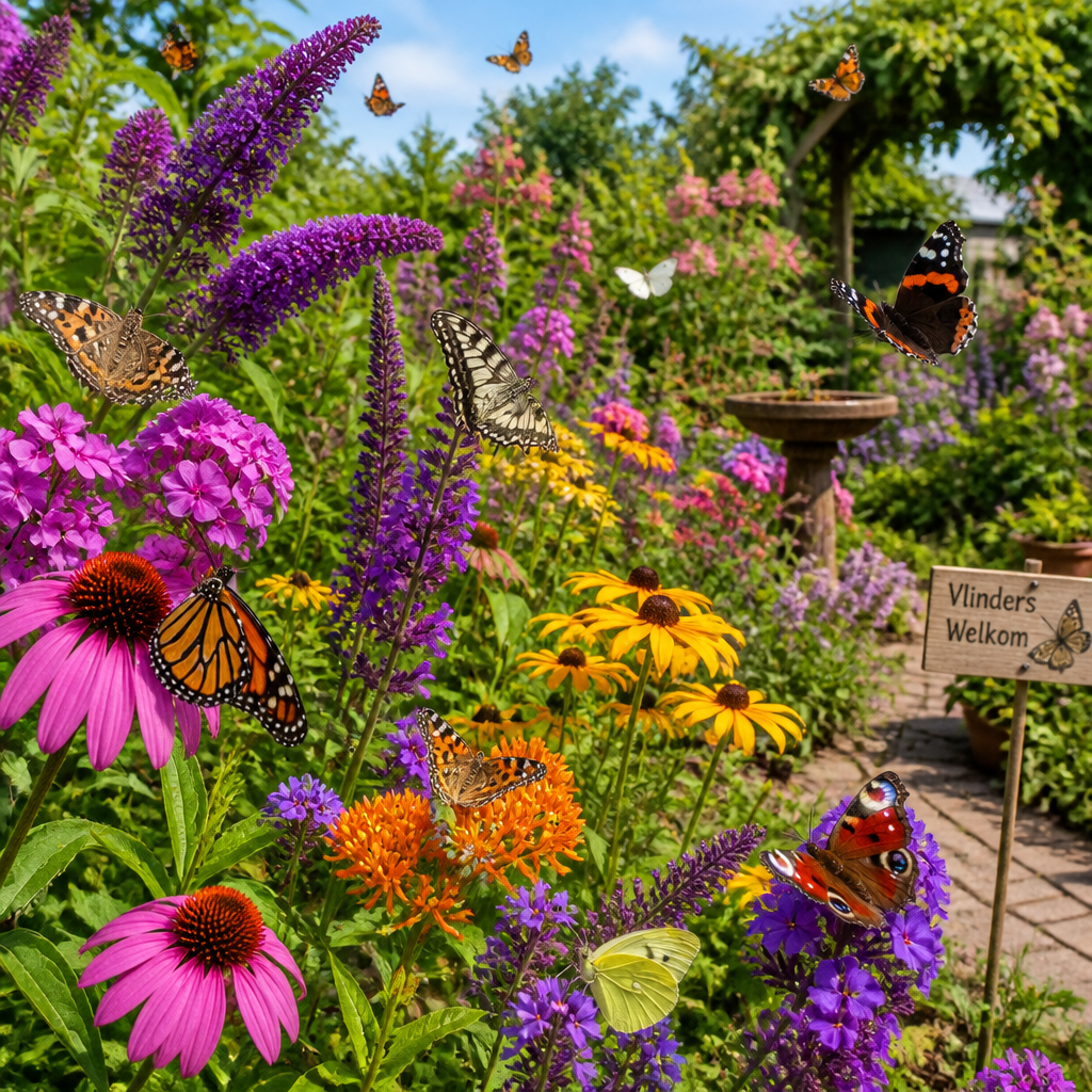 Vlindervriendelijke tuin in 5 stappen